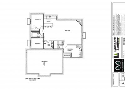 Delano Custom Home Floor Plan